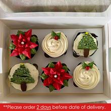 Ministry of Cupcakes - Box of 6 - Christmas Decor 