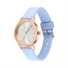 Sonata Splash Silver Dial Watch With Plastic Strap For Women - 8178WP03