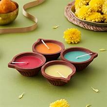 4 Colorful Wax Mud Diyos