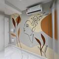 Biophilic & Floral Minimalist Line Art Wall Mural - Design Options Set 1
