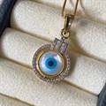 Evil Eye Necklace (Design 1) by Collection de Euphoria