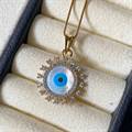 Evil Eye Necklace (Design 4) by Collection de Euphoria