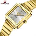 NaviForce Women’s Watch NF5048 – White / Golden