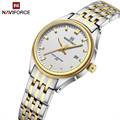 NaviForce Women’s Watch NF8039 – White / Golden