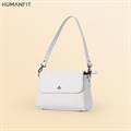 Genuine Leather Side Bag for Women by Humanfit (#1463) - White