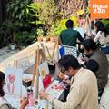 Canvas Painting Session at Bhadakuti