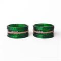 Sacred Harmony Glass Bangles Set