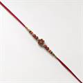 Floral Rudraksha Designer Rakhi