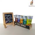 Nutty Gritties (5 flavors) in Wooden Crate (9 in to 10 in)