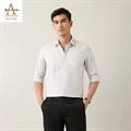 Arrow Formal Semi-cutaway Collar Textured Pattern Slim Fit Formal shirt (ARAJSH0133)