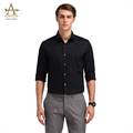 Arrow Men’s Black Textured Regular Fit Formal Shirt (ARAISH0496)