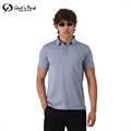 Gent's Park T-shirt with Button Collar 002