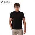 Gent's Park T-shirt with Button Collar 004