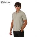 Gent's Park T-shirt with Zip Collar 002