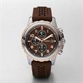 Fossil Dean Silicone Watch-Brown FS4612
