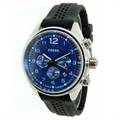 Fossil Men's CH2694 Flight Stainless Steel Blue Dial Watch