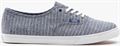 Vans Authentic Lo Pro  Chambray Stripes Dark Blue/True White (901122)