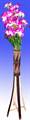 Modern Bamboo's Long Flower Stand with Flower ((Artificial)
