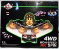 360 Degree Spin Remote Control Stunt Car