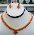 Ruby Necklace Set