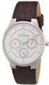 Skagen Men's 331XLSL1 Steel Brown Leather Multi-Function Watch