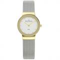 Skagen Women's 358SGSCD White Label Analog Display Analog Quartz Silver Watch