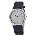 Skagen Men's 858XLSLC Skagen Denmark Super Slim Chrome & Black Watch