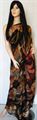 Black Floral Printed Chiffon Saree (17) (MIS0001)
