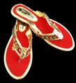 Makhmali Slipper with Low Heel (MESOE006)