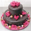 Double Decker Chocolate Walnut Brownie Wedding Cake From Radisson Hotel (9 kg)