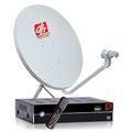 Dish Antenna with Smart Box Satellite Receiver (Normal)