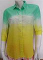 Bossini Ladies Green Stripe Shirt (3860083)