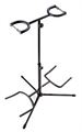 Stagg Model SG-A200 H BK Black 2-Guitar Double Guitar Stand