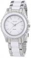 DKNY White Dial Stainless Steel White Ceramic Ladies Watch NY8818