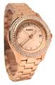 Fossil Retro Traveler Three Hand Stainless Steel Watch - Rose Am4454