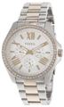 Fossil Women's AM4543 Cecile Analog Display Analog Quartz Silver Watch
