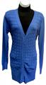 Zara Ladies Self Design Long Sweater