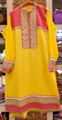 Yellow Georgette Semi StitchKurtha (K27)