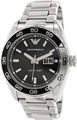 Armani Sportivo Black Dial Stainless Steel Bracelet Mens Watch AR6047