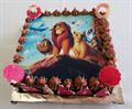 Chocolate Lion Face Print Cake From Soaltee Crown Plaza