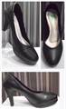Kara Ladies Black Belly Shoes (K02/022)