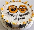 Valentines Special Motu Patlu Topping Black Forest Cake From Chefs  Bakery (1 Kg)