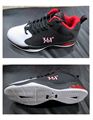 361 White & Black Cricket Shoes