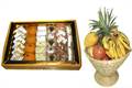 Friut basket and kanpuri ladoo(24 pcs)