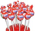 Bubble Dinger Filled Lollipop Strawberry Flavour (21gx24u = 504g)