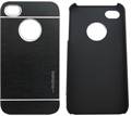 Motomo Iphone 4/4S Back Cover (Metal Black)