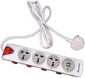 Huntkey Power Strip 3 Universal Sockets & USB Port Charger (PZB404-2)