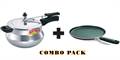Prestige Induction Strater Combo Pack (5 Ltr Pressure Cooker + Non-Stick Tawa)