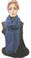 Sakki Blue Coloured Net Shawl