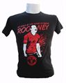 Wayne Rooney Printed Black T-Shirt
